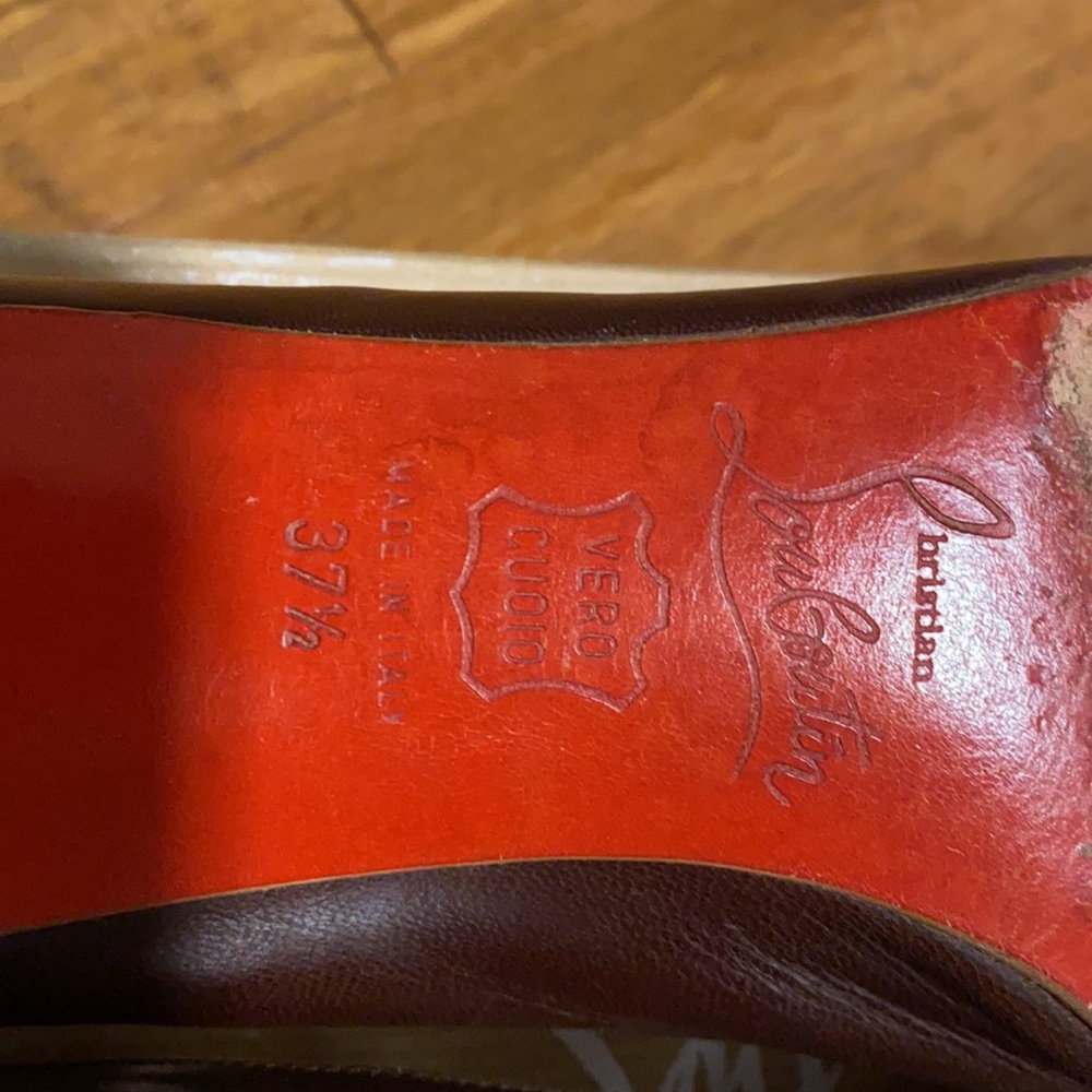 Christian Louboutin leather shoes - Picture 5 of 7